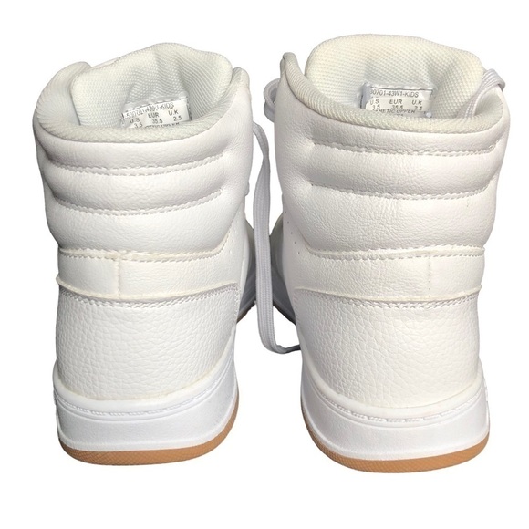 Levi’s White Drive Hi Unisex Hi-Top Sneaker Kids Size 3.5 - Picture 6 of 12